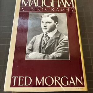 Maugham: A Biography by Ted Morgan - Maroon and Gold Hardcover